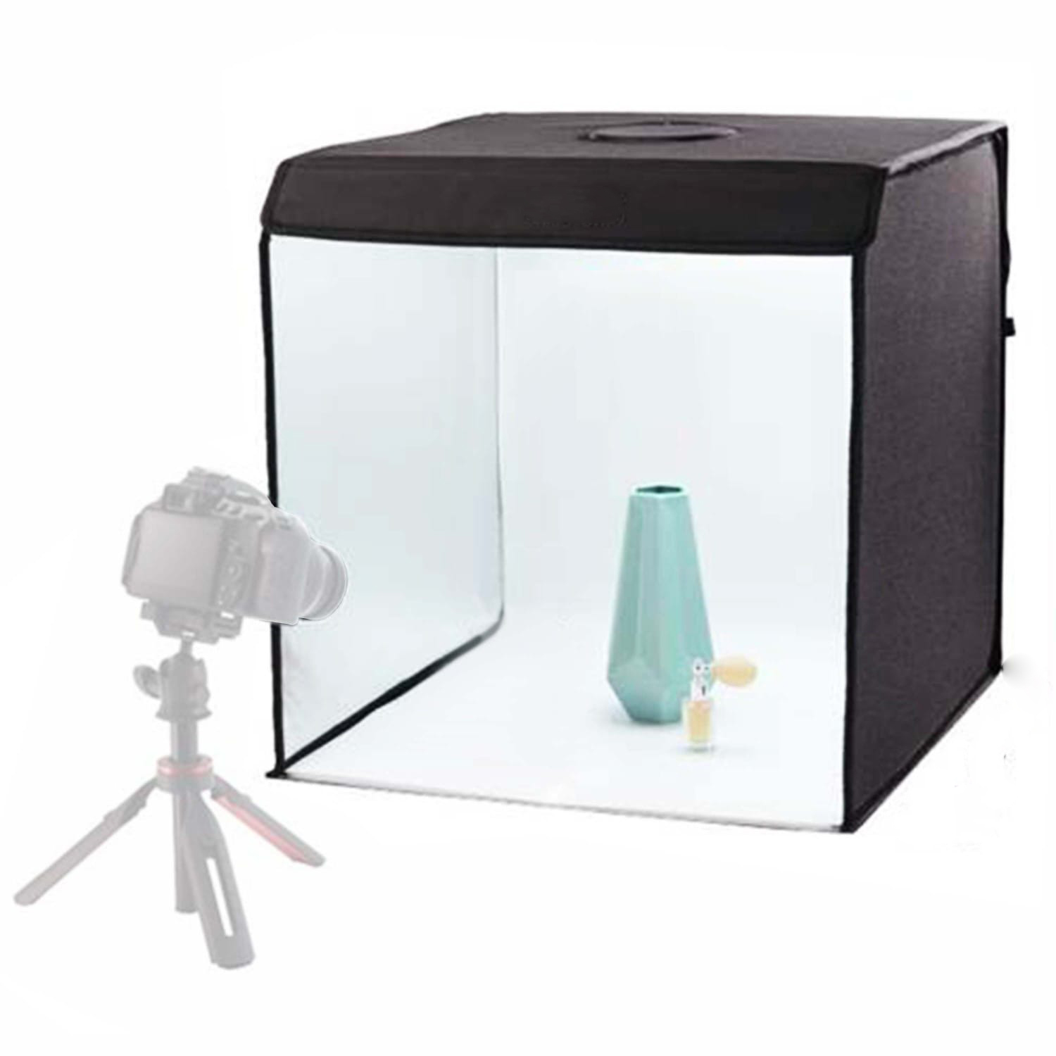 Mini Studio Photo Pliable iLux™ 50×50 cm avec 6 Fonds | Photomart Tunisie